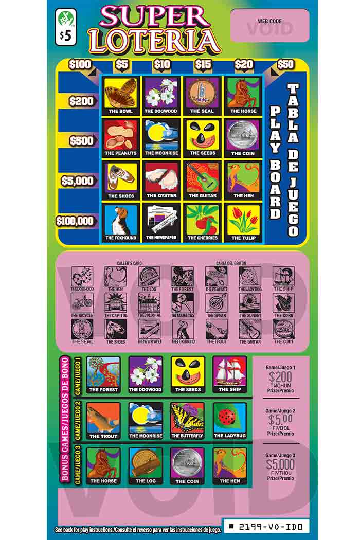 Super Loteria Scratcher #2199 | Virginia Lottery