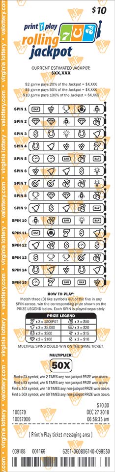 how many lotto tickets are in a roll